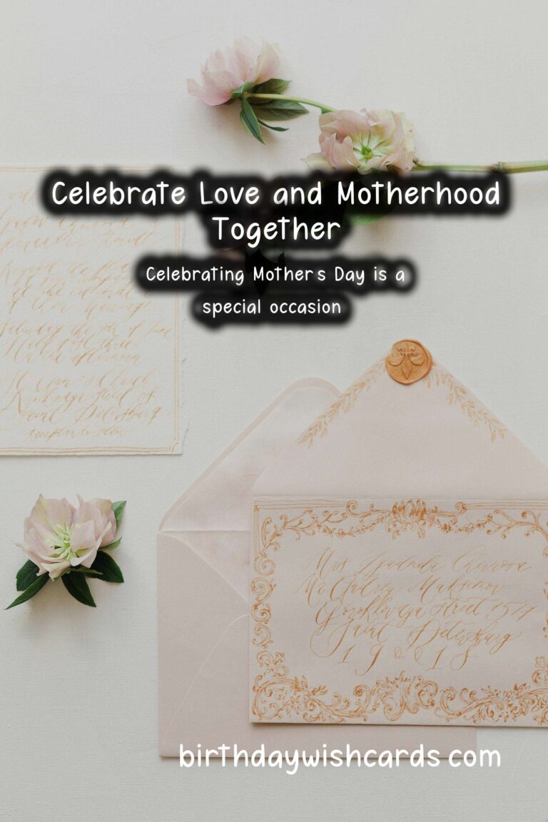 Romantic Anniversary Messages for Mother's Day