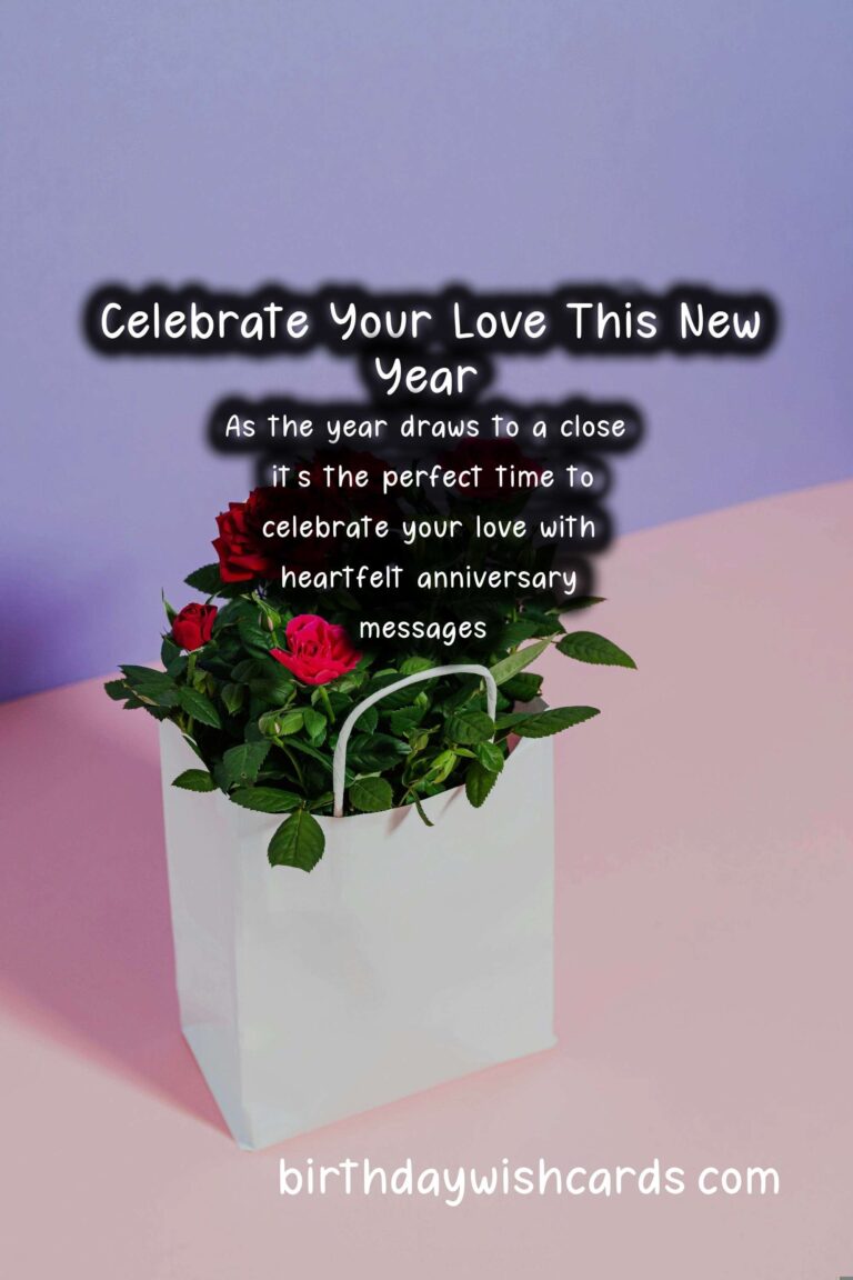 Romantic Anniversary Messages for the New Year