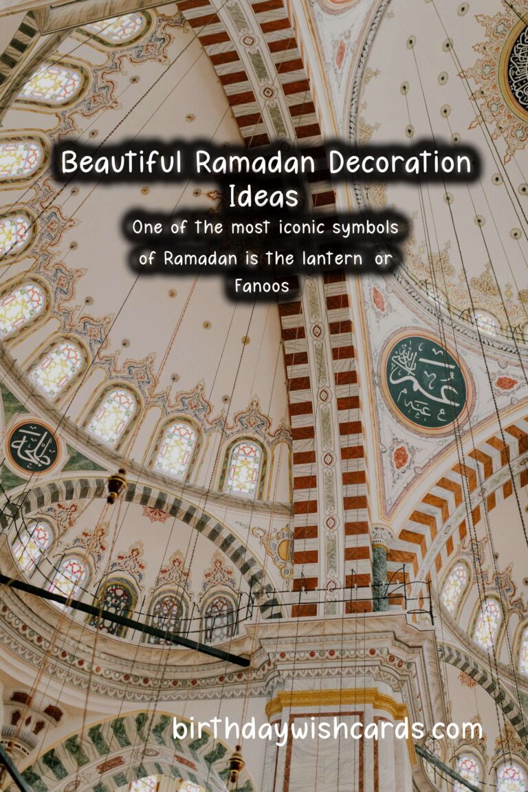 Seasonal Decor Ideas for Ramadan