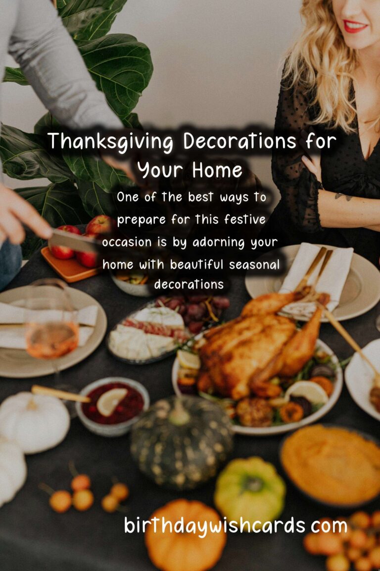 Seasonal Decor Ideas for Thanksgiving
