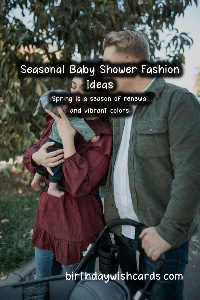 Seasonal Fashion Trends for Baby Showers