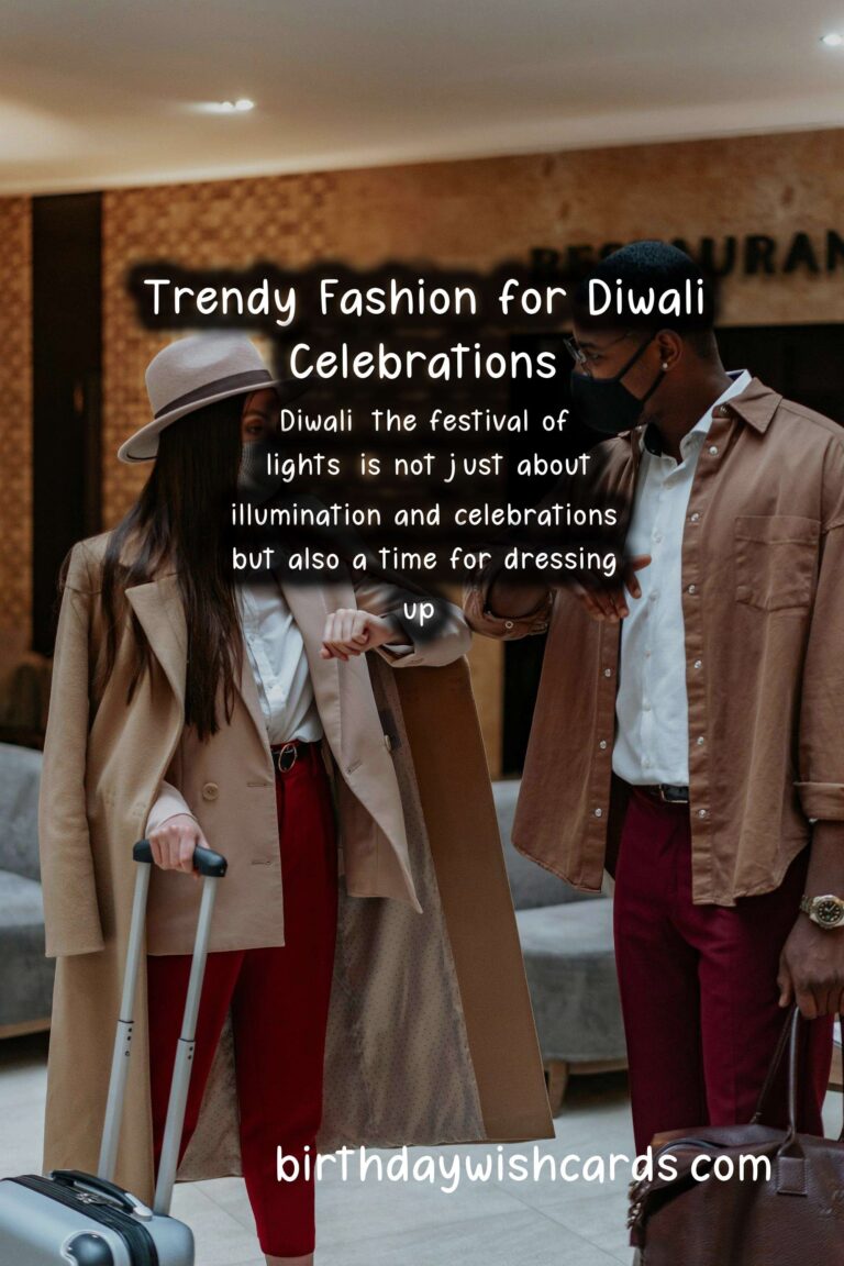 Seasonal Fashion Trends for Diwali 2023