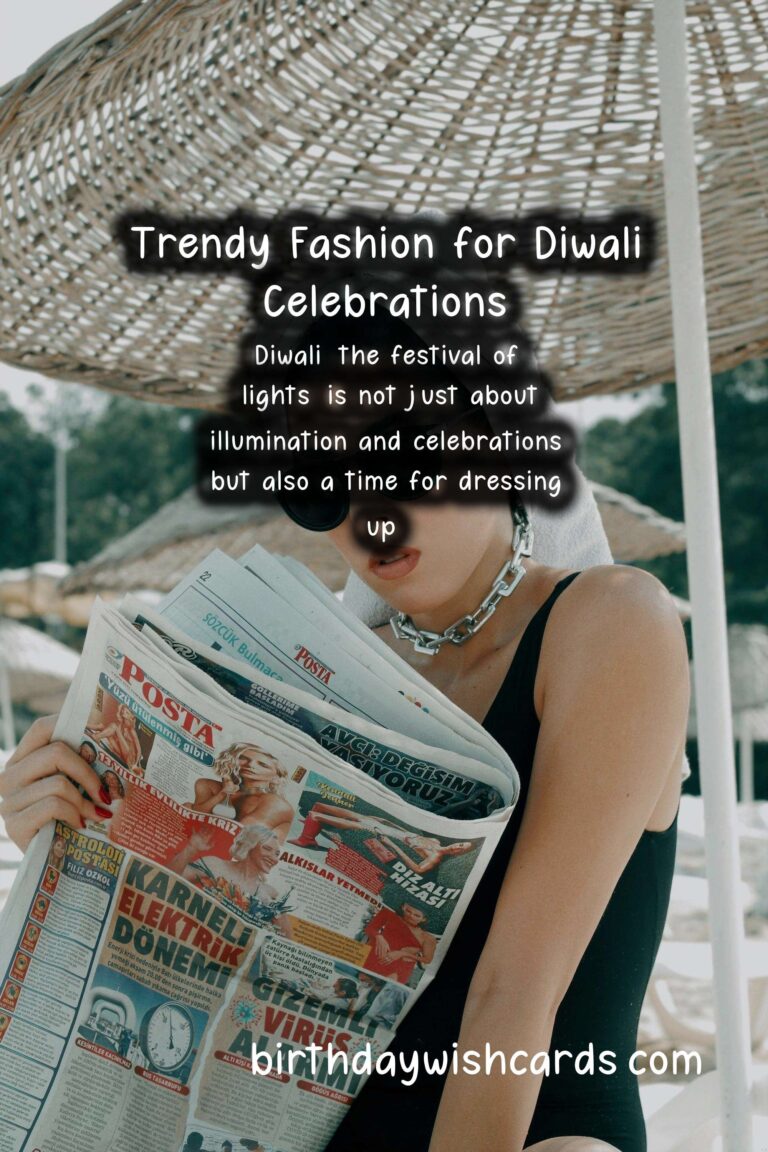 Seasonal Fashion Trends for Diwali 2023