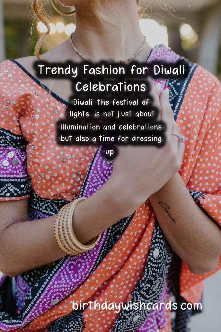Seasonal Fashion Trends for Diwali 2023