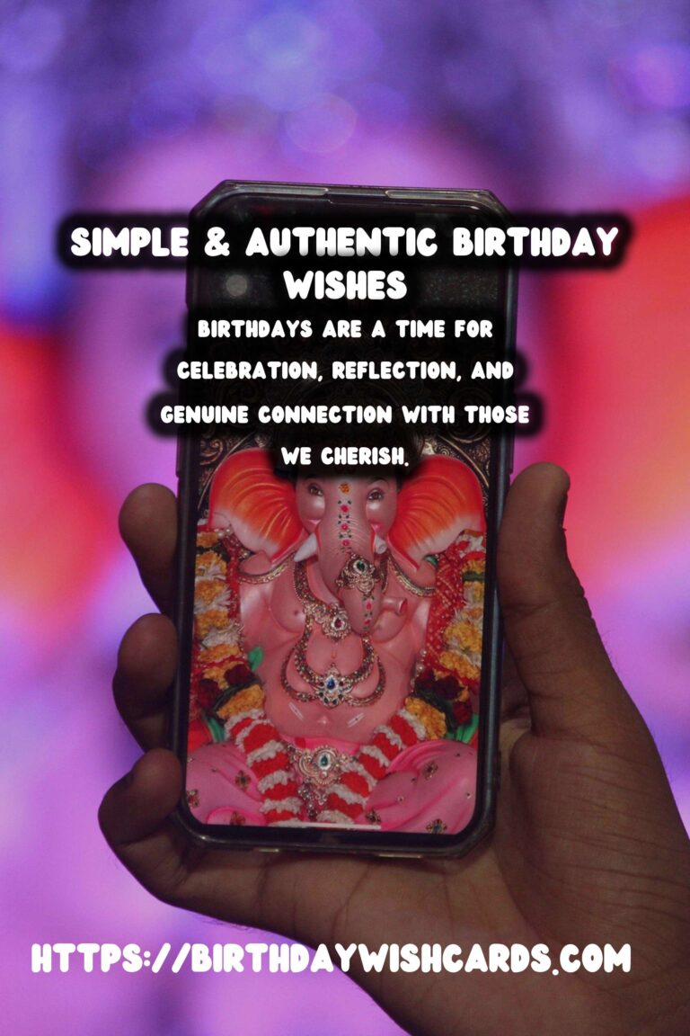 Simple Birthday Messages That Feel Authentic