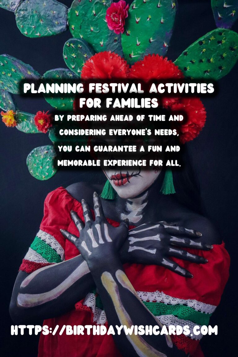 Simple Ways to Plan Festival Activities for Families