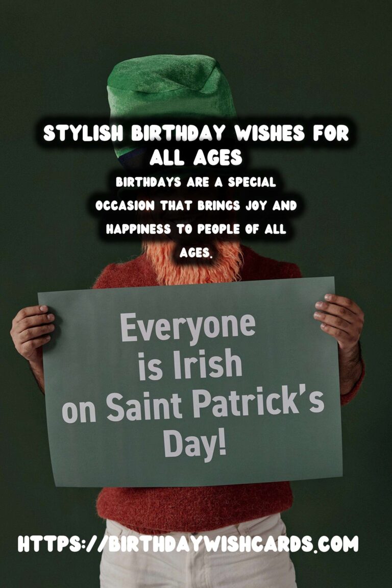 Stylish Birthday Messages For Every Age Group
