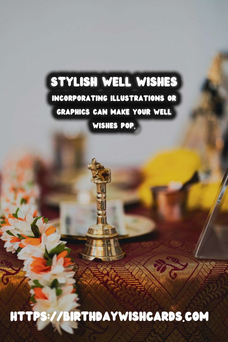 Stylish Ways to Design Well Wishes