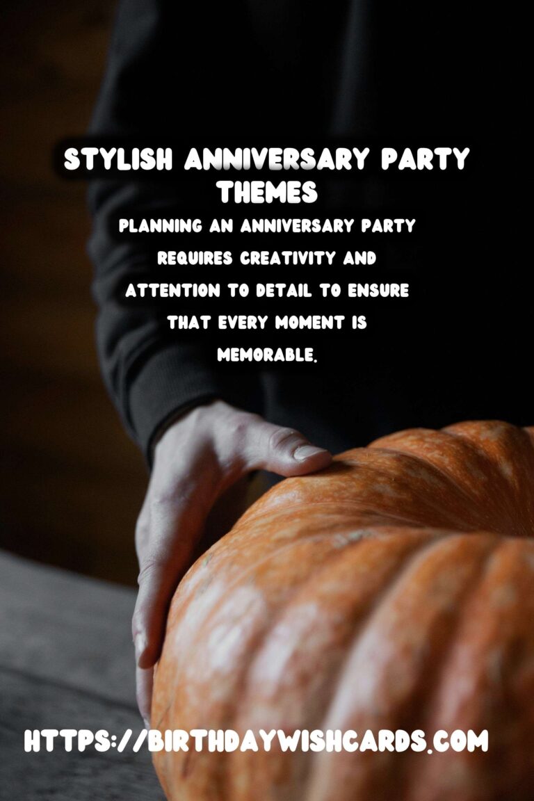Stylish Ways to Prepare Anniversary Party Themes
