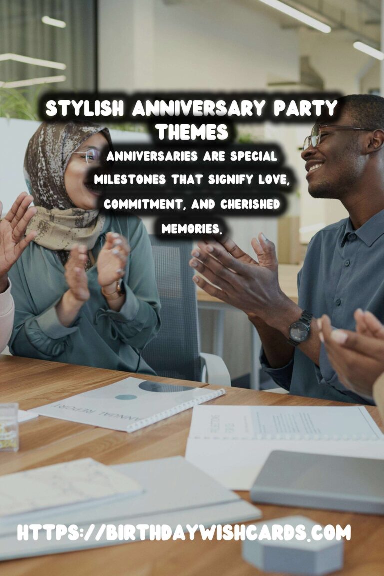 Stylish Ways to Prepare Anniversary Party Themes
