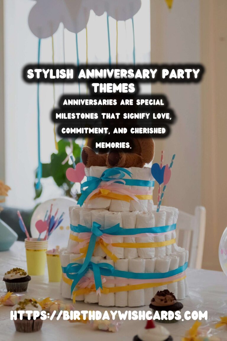 Stylish Ways to Prepare Anniversary Party Themes