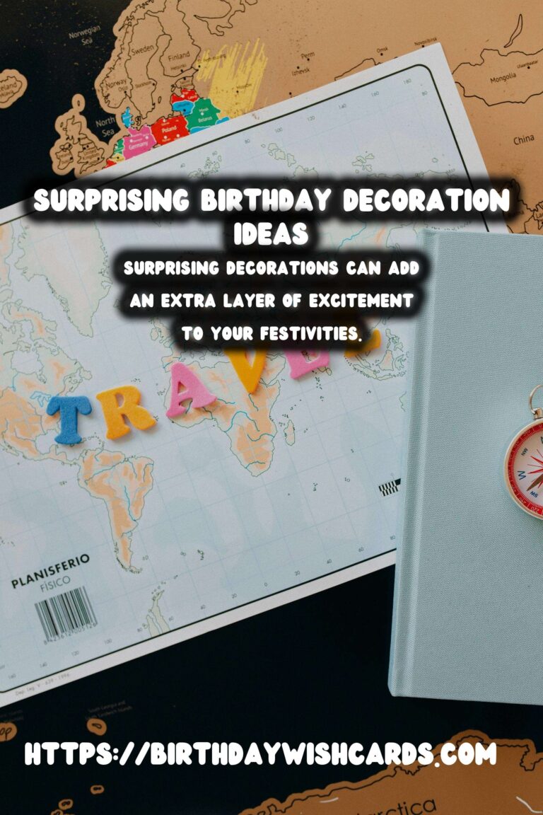 Surprising Birthday Decorations That Capture the Moment