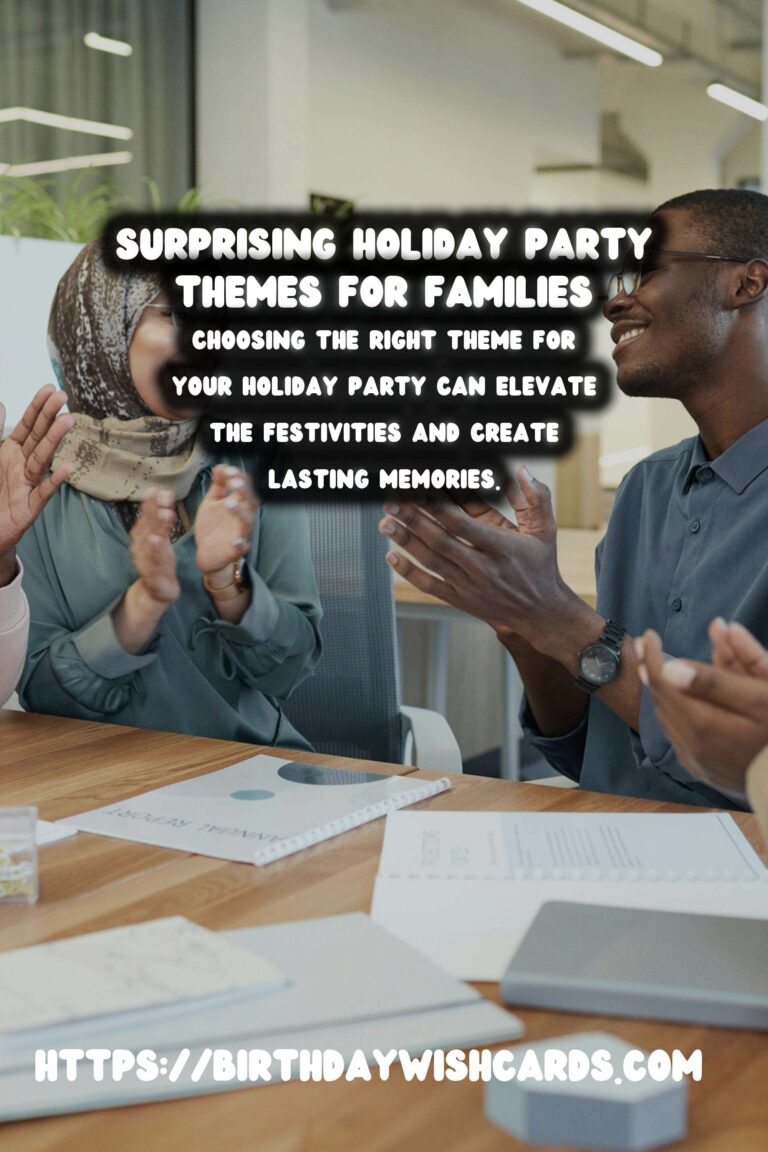 Surprising Holiday Party Themes For the Whole Family
