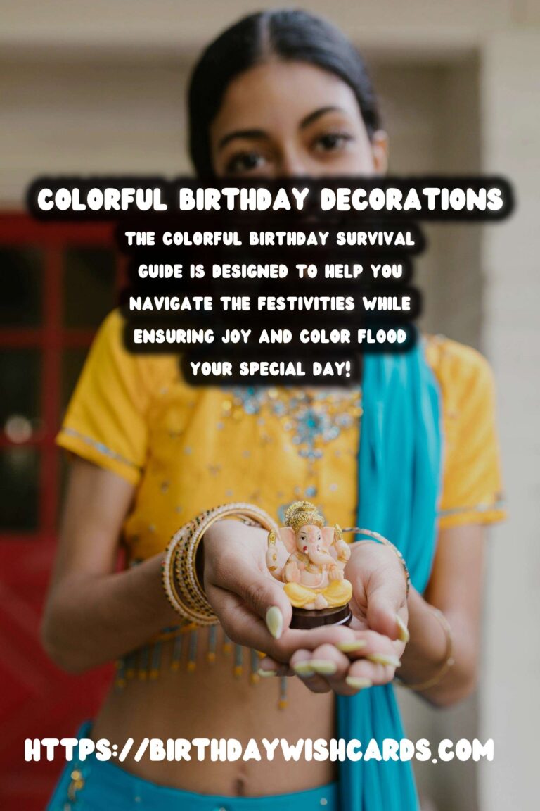 The Colorful Birthday Survival Guide That Sparks Joy