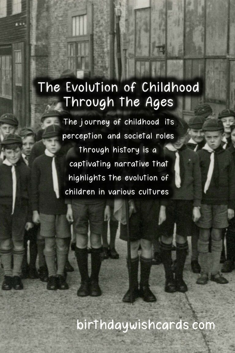 The Fascinating History Behind Kids: From Ancient Times to Modern Day