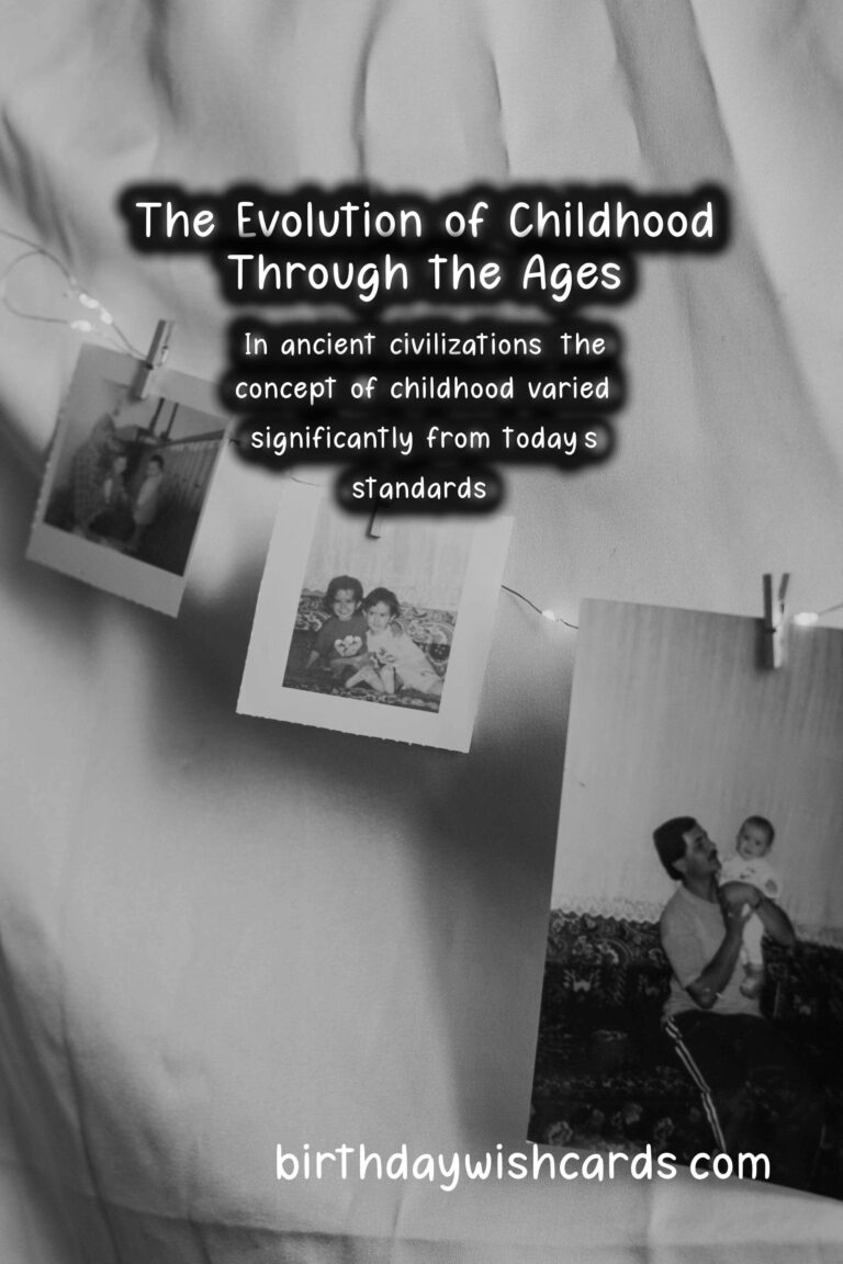 The Fascinating History Behind Kids: From Ancient Times to Modern Day