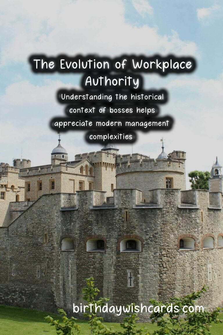 The Historical Evolution of Bosses and Their Impact on Work Culture