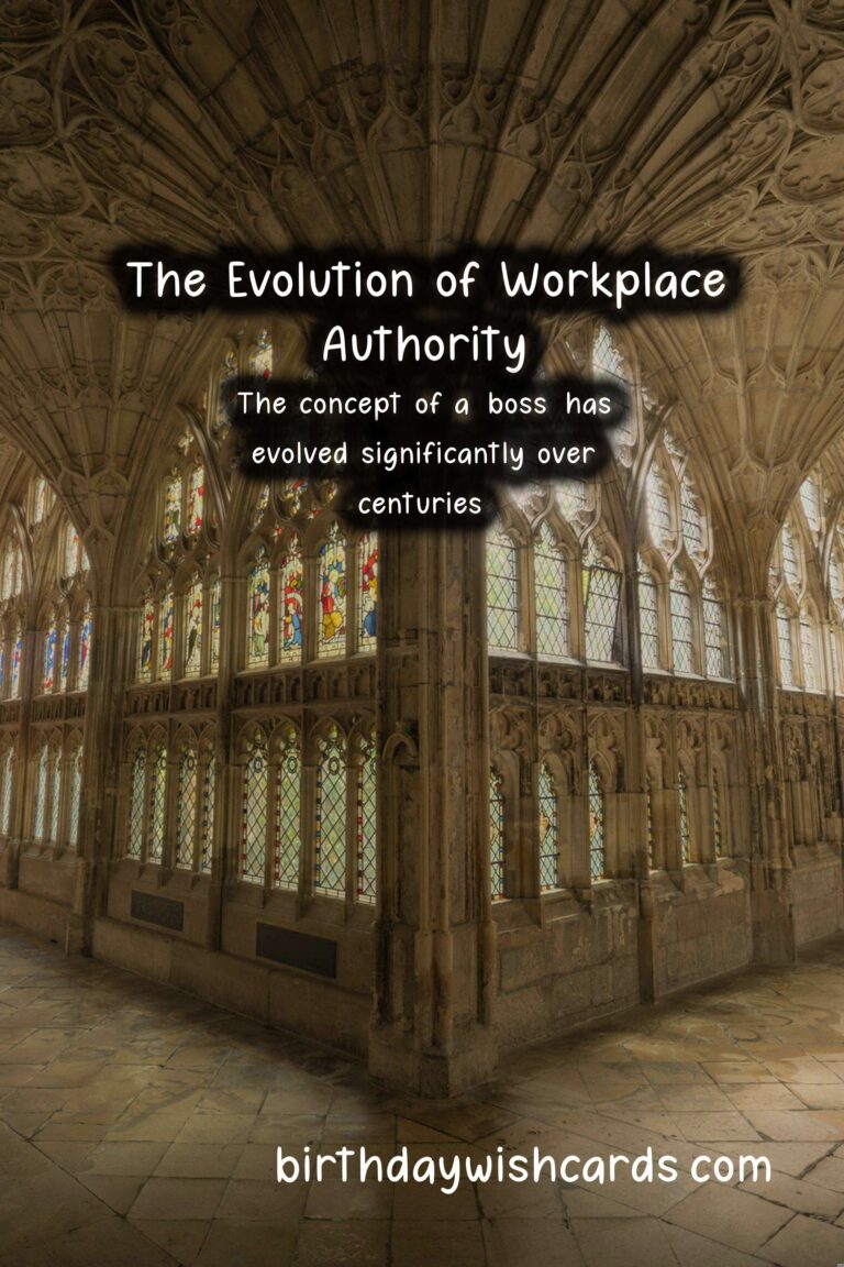 The Historical Evolution of Bosses and Their Impact on Work Culture