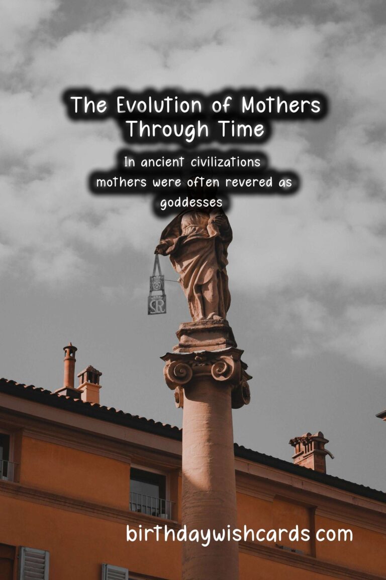 The History Behind Mom: A Journey Through Time