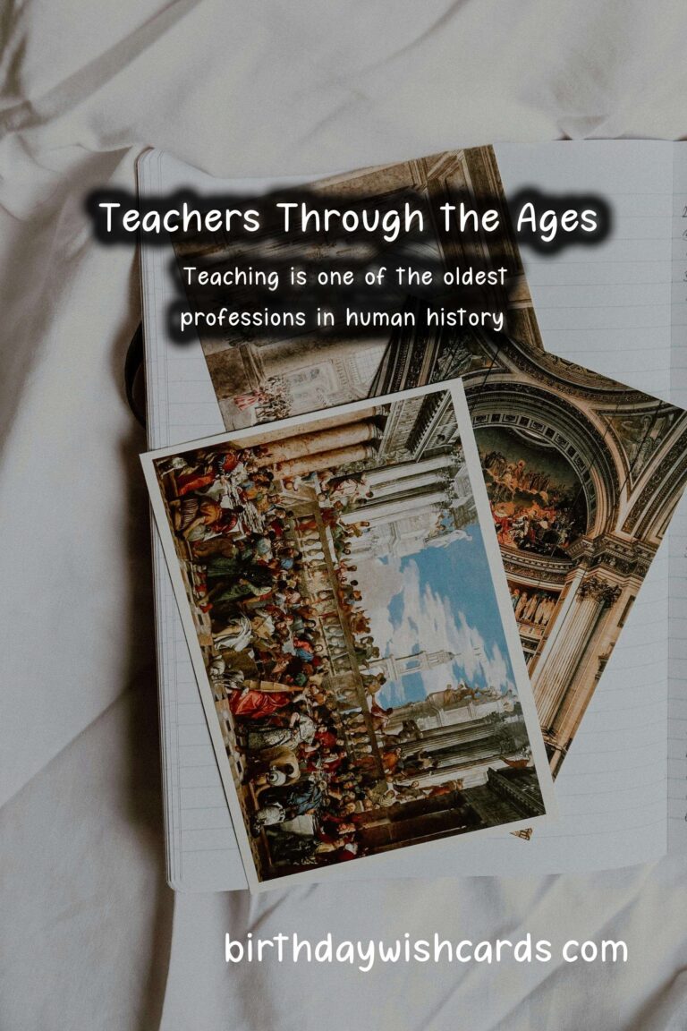 The History Behind Teachers: A Journey Through Time