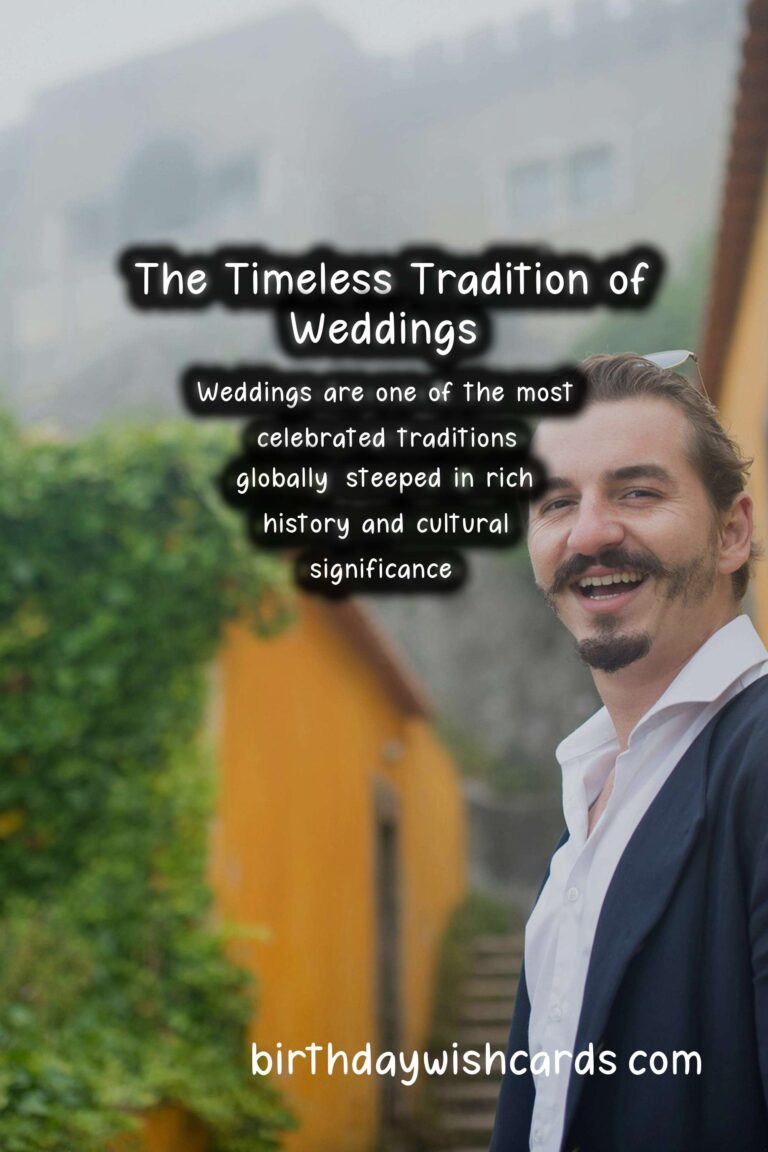 The History Behind Wedding: A Journey Through Time