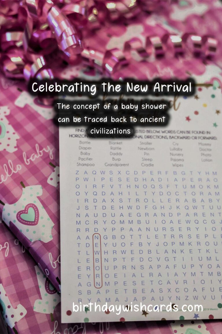 The History and Significance of Baby Showers