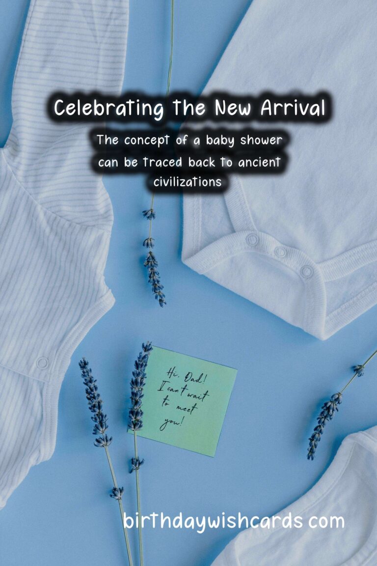 The History and Significance of Baby Showers