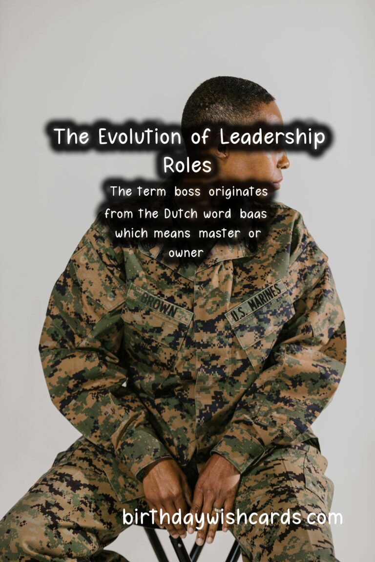 The History and Significance of Bosses: Leadership Evolution Through Time