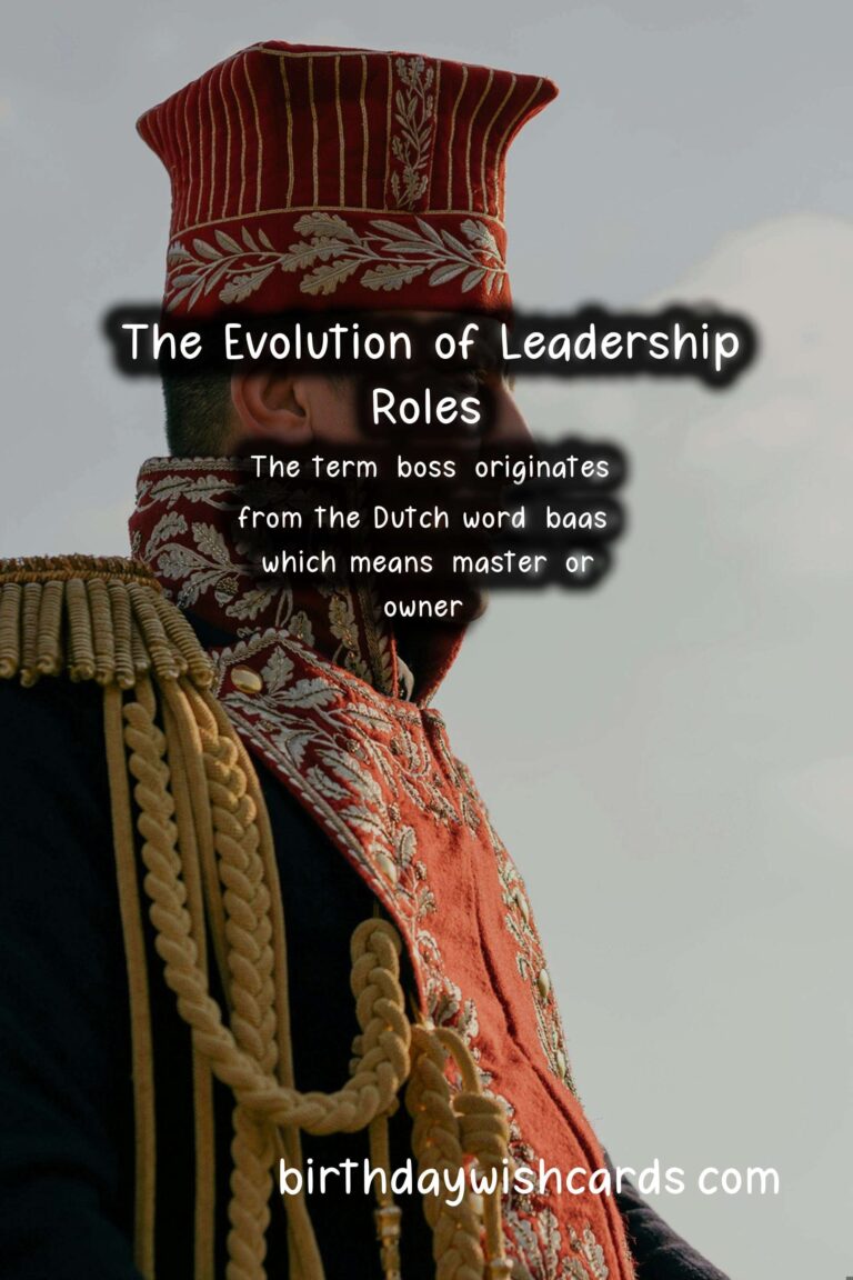 The History and Significance of Bosses: Leadership Evolution Through Time