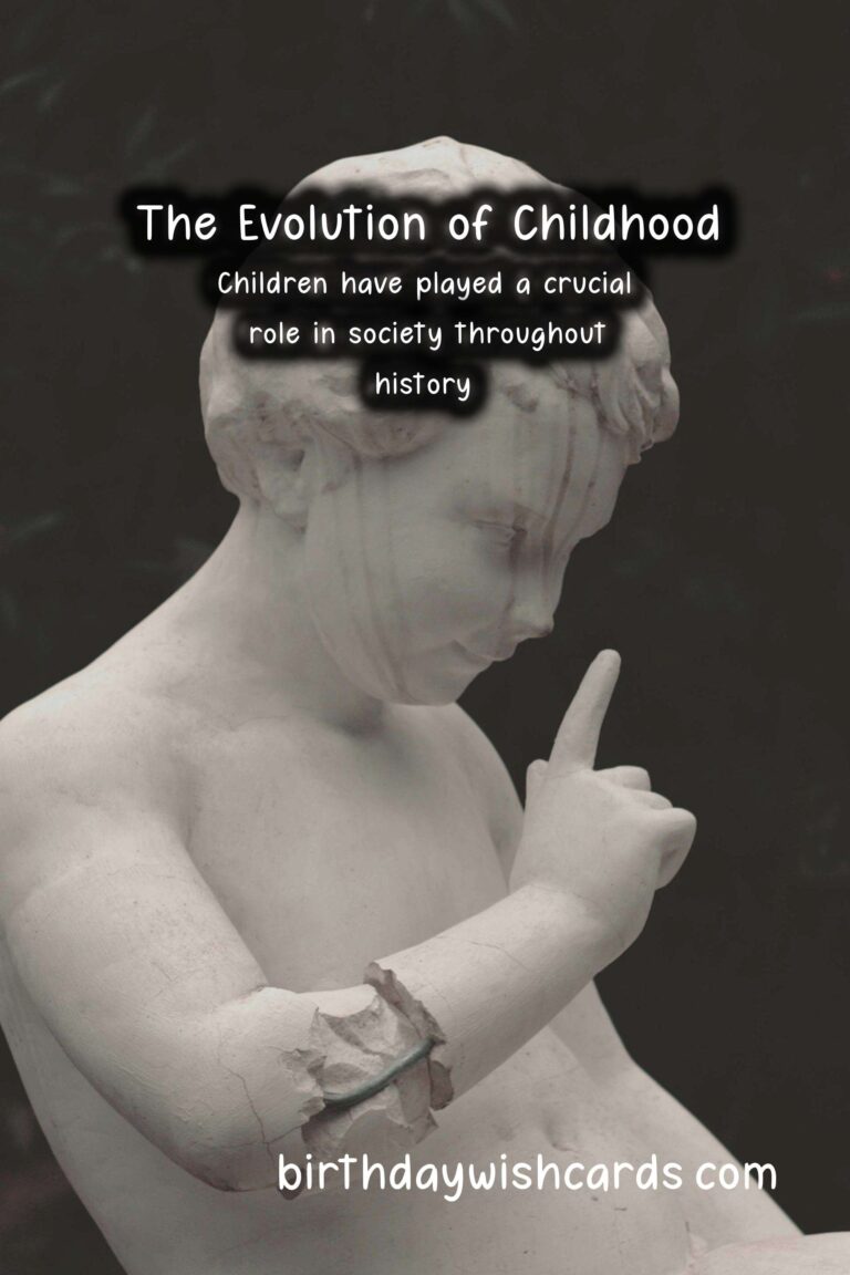 The History and Significance of Children in Society