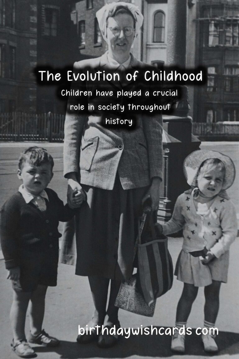 The History and Significance of Children in Society