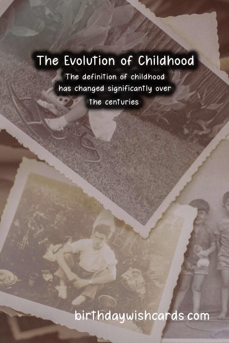 The History and Significance of Children in Society