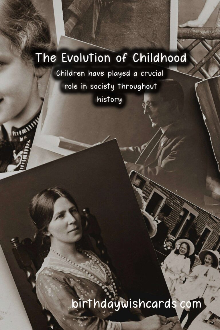 The History and Significance of Children in Society