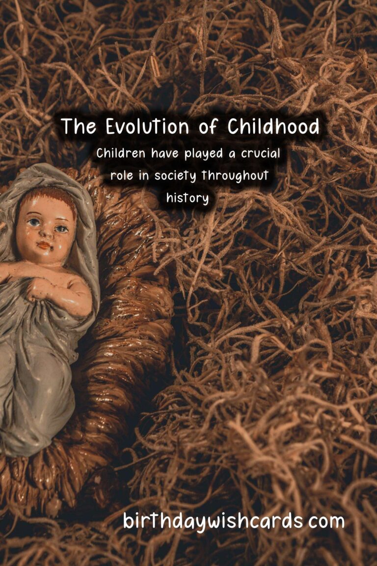 The History and Significance of Children in Society