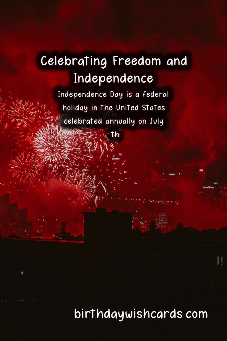 The History and Significance of Independence Day