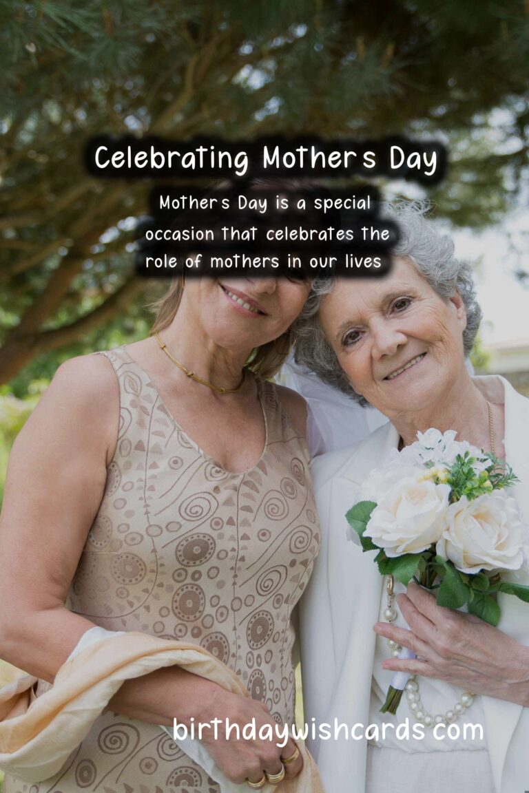 The History and Significance of Mother’s Day