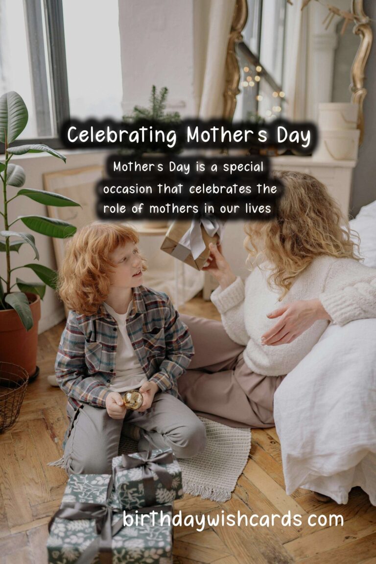 The History and Significance of Mother's Day