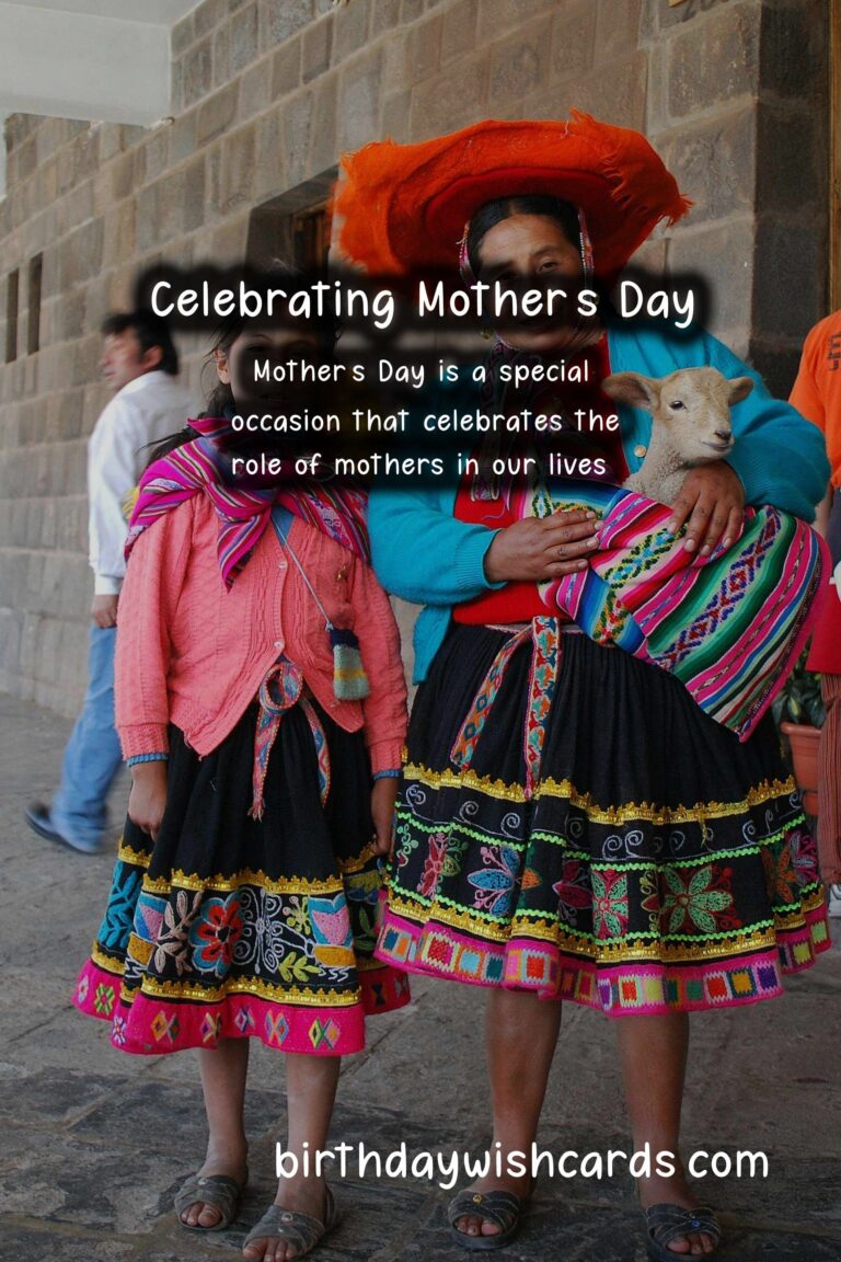 The History and Significance of Mother's Day