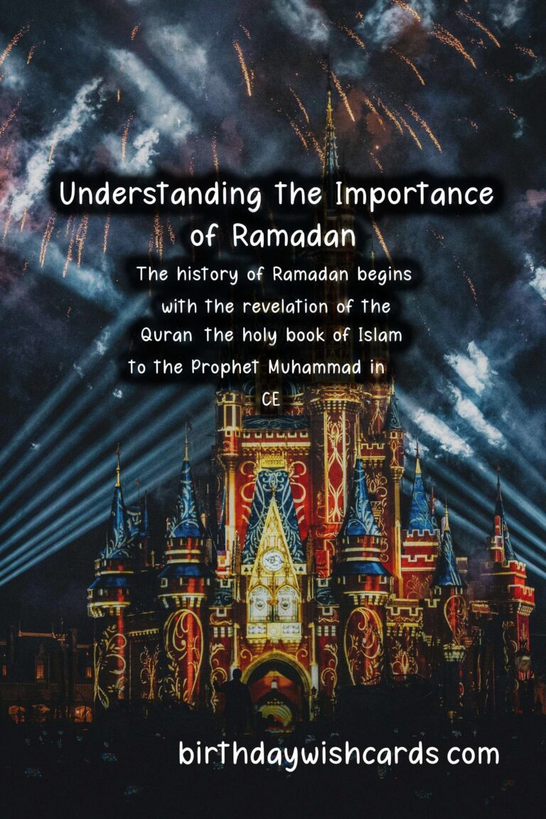 The History and Significance of Ramadan