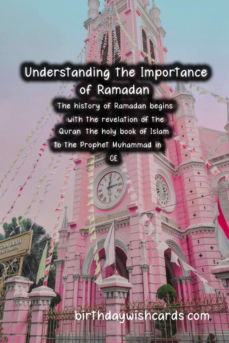 The History and Significance of Ramadan