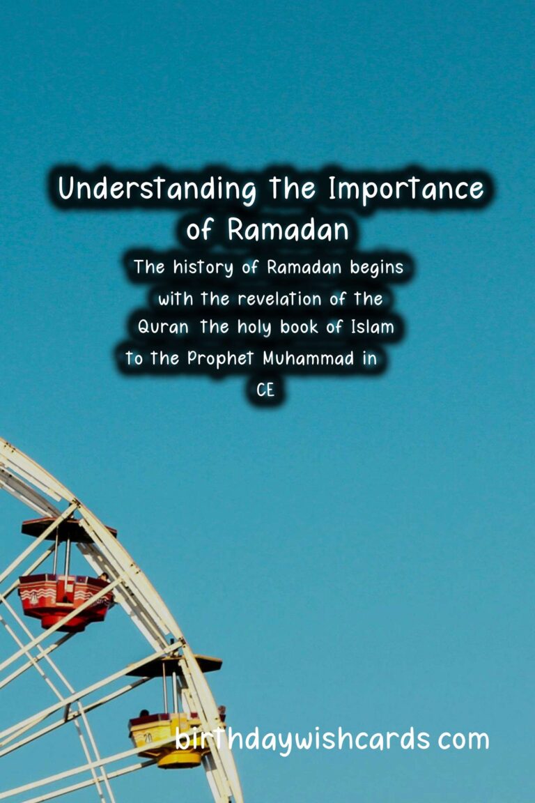 The History and Significance of Ramadan