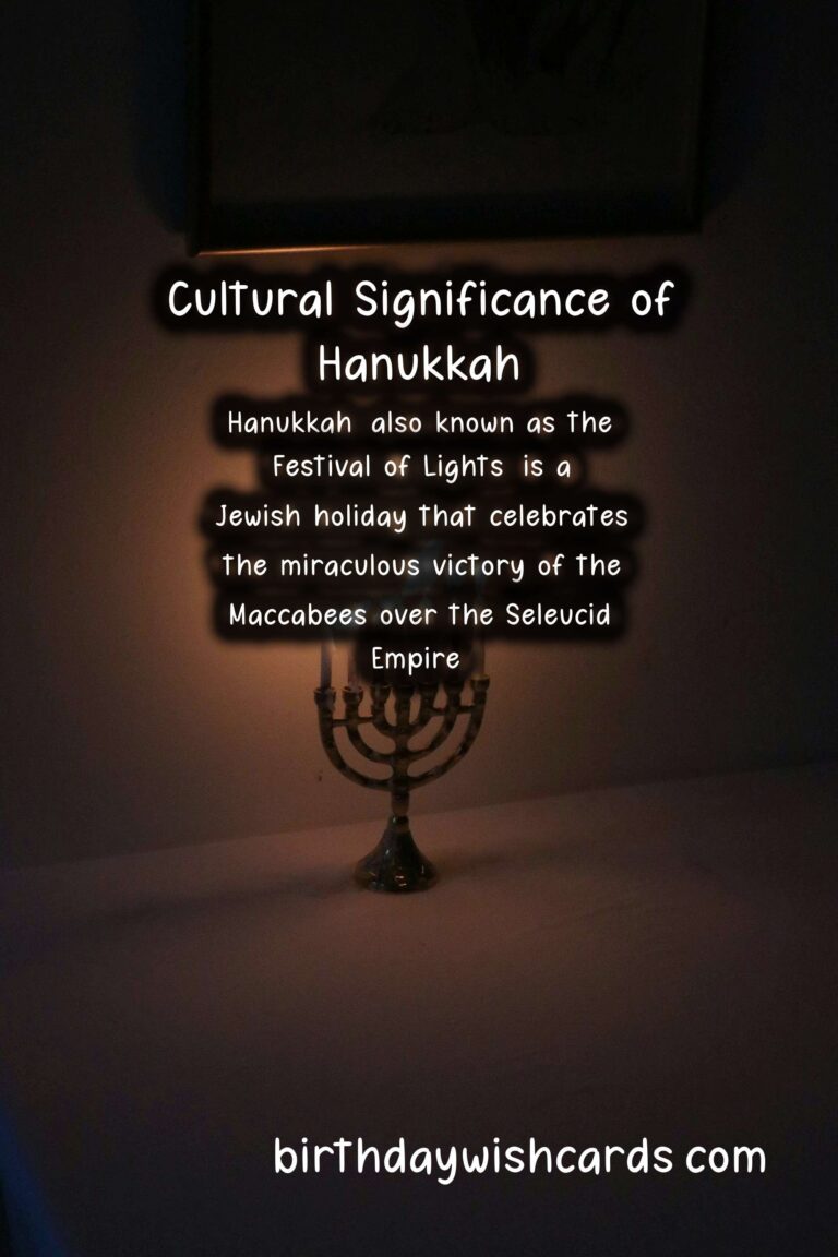 The Rich History and Cultural Significance of Hanukkah