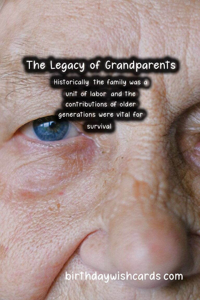 The Rich Tapestry of Grandparents’ History