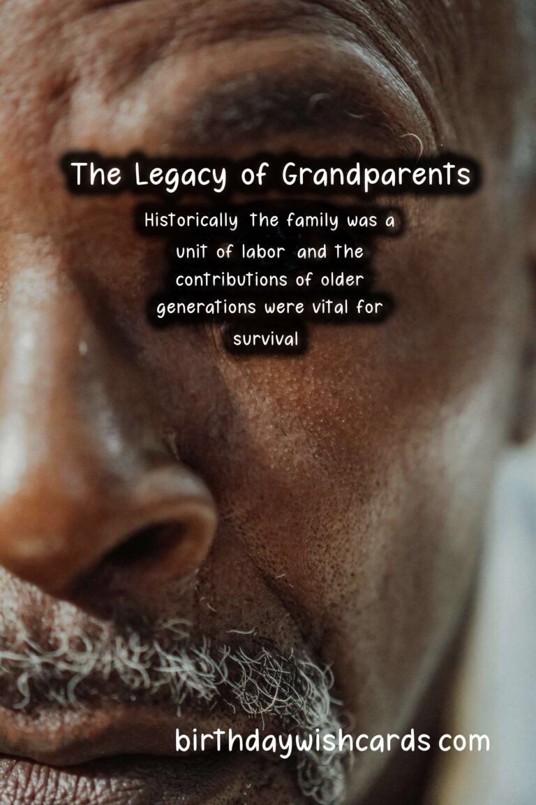 The Rich Tapestry of Grandparents' History