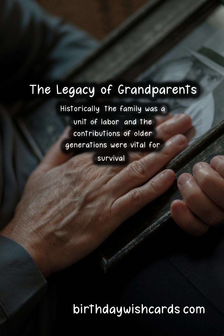 The Rich Tapestry of Grandparents' History