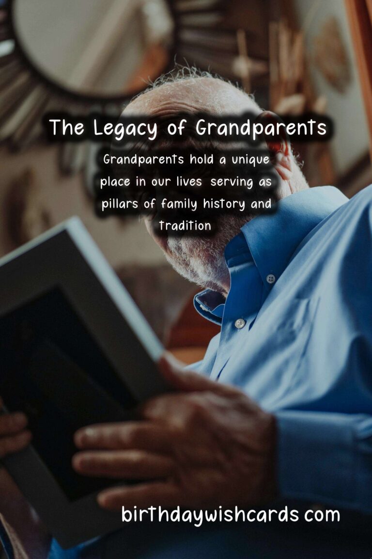 The Rich Tapestry of Grandparents' History