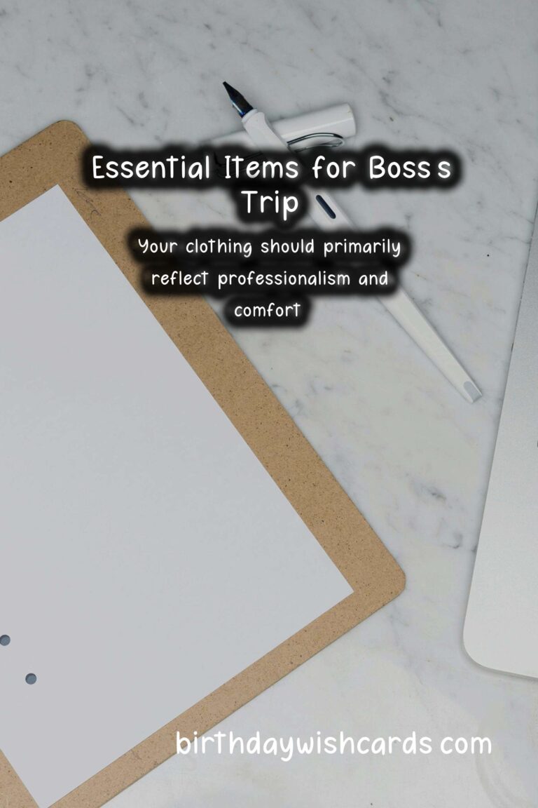 The Ultimate Packing Guide for Boss's Trips