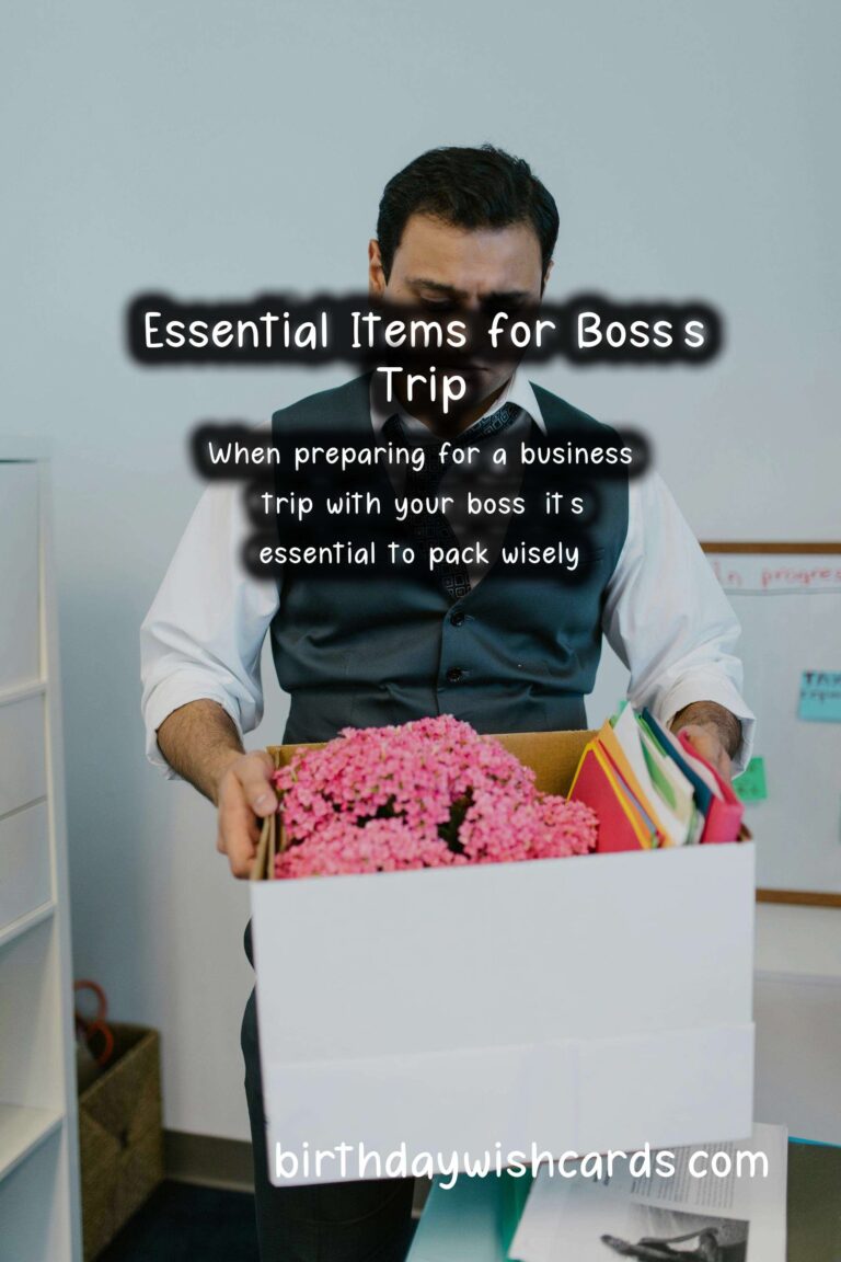 The Ultimate Packing Guide for Boss's Trips