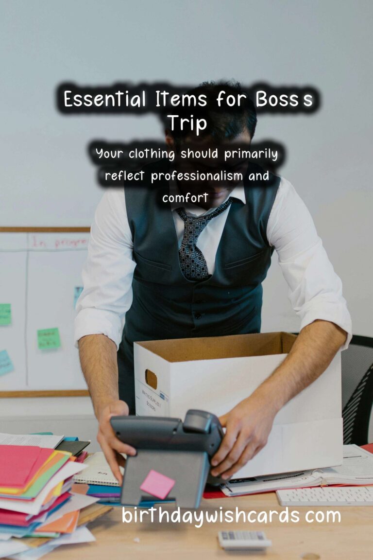 The Ultimate Packing Guide for Boss's Trips