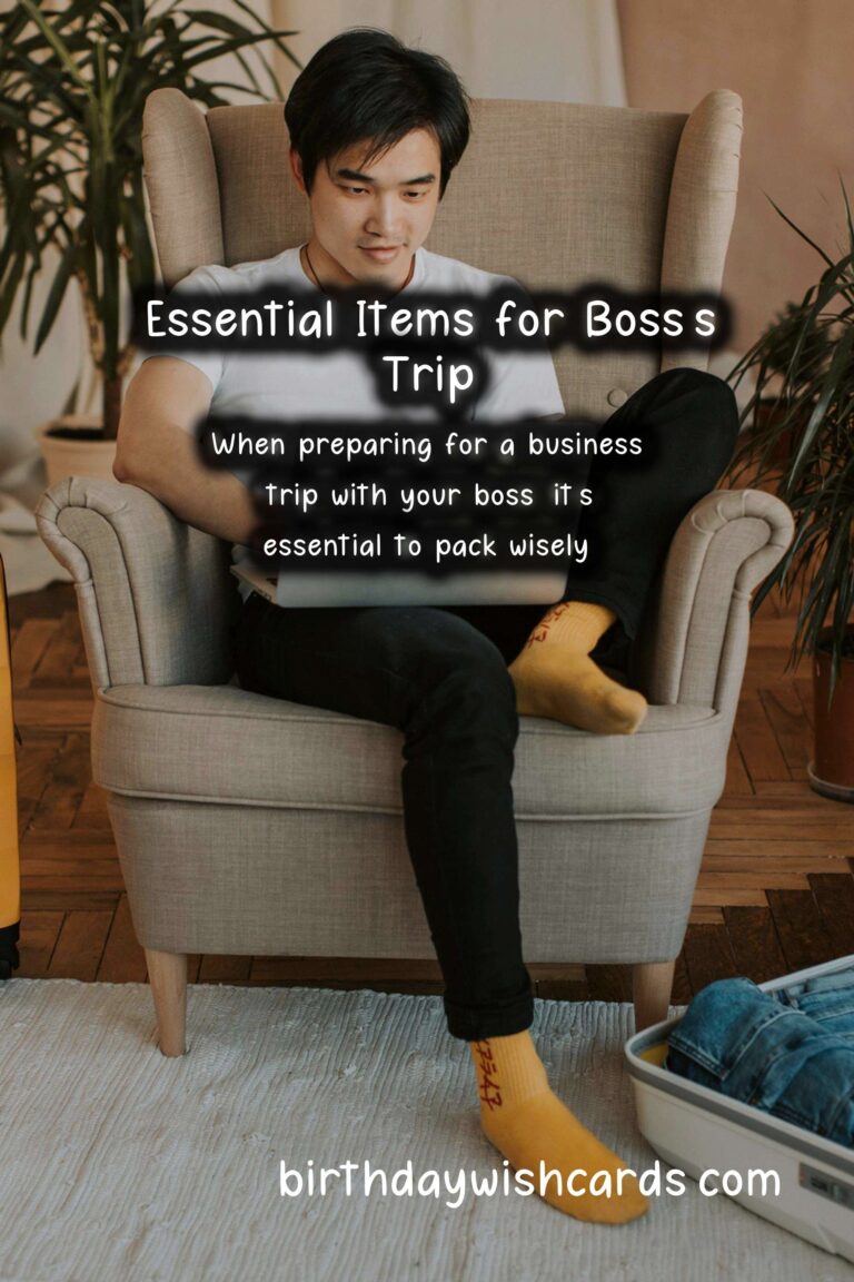The Ultimate Packing Guide for Boss's Trips
